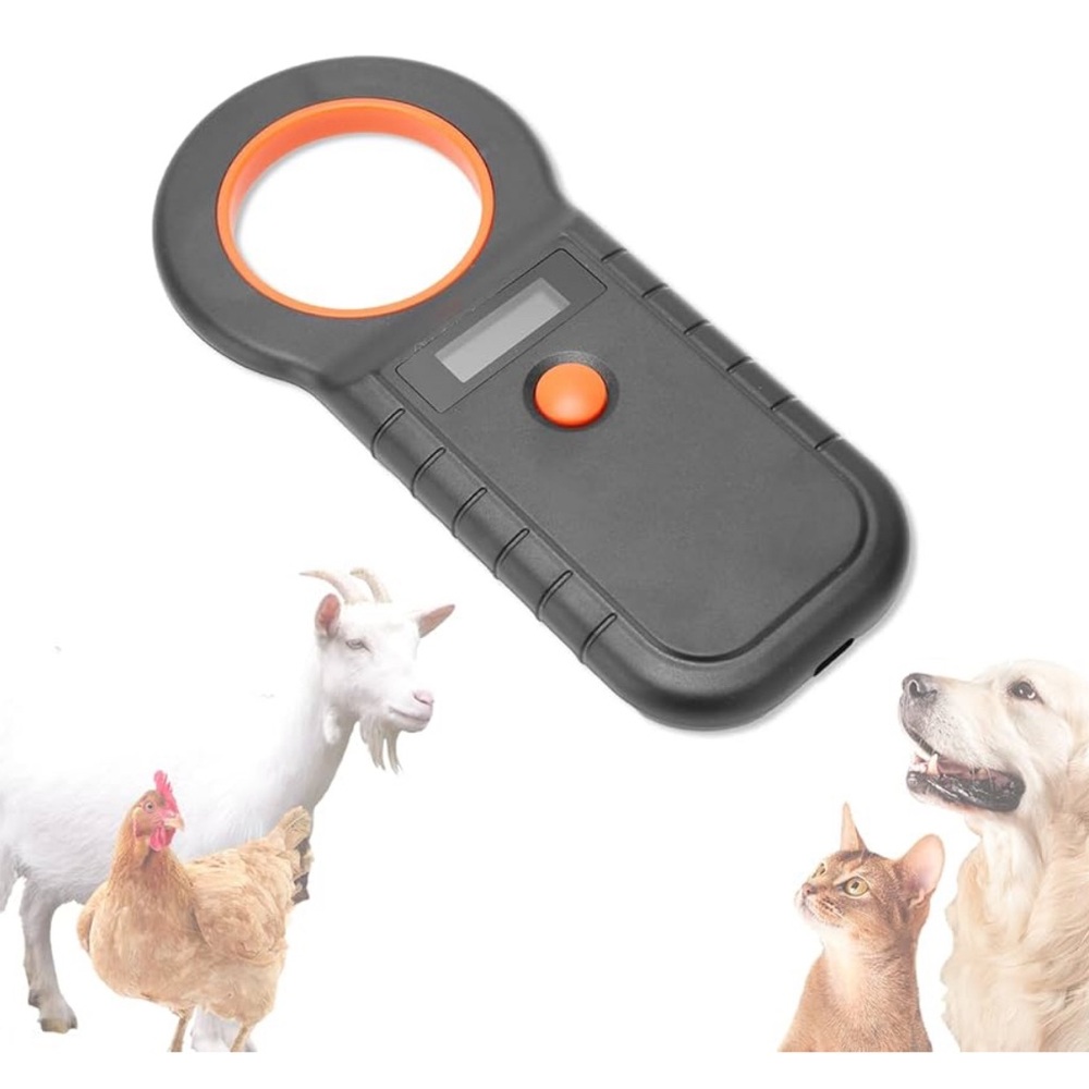 New Bluetooth Handheld Animal/Pet Microchip Scanner - Reader (Black)